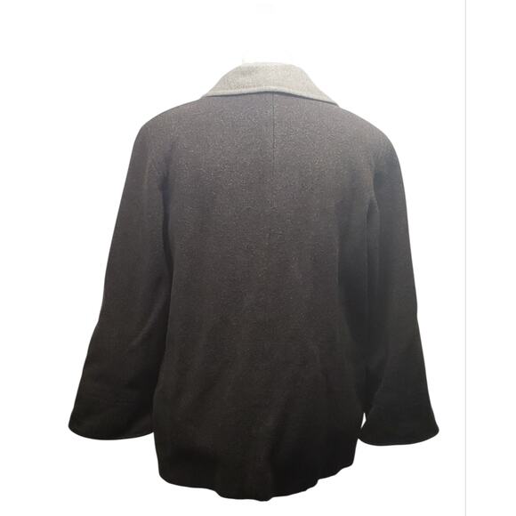 Forecaster of Boston Wool Coat Women’s Sz 14 Vintage Brown Blazer Style USA Made - Picture 3 of 11